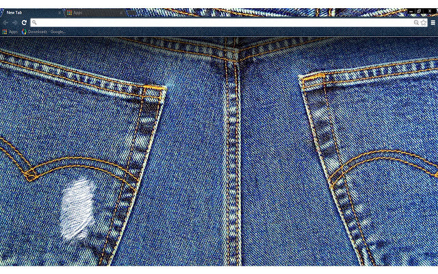 Blue Jeans Google Chrome Theme
