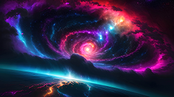 Galaxy Space 4K Wallpaper