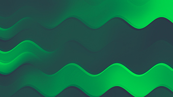 Green Waves Google Meet Background
