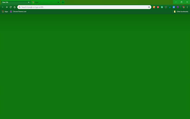 Greener Green Google Chrome Theme