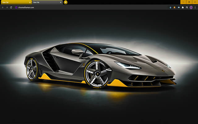 Lamborghini Centenario Google Chrome Theme