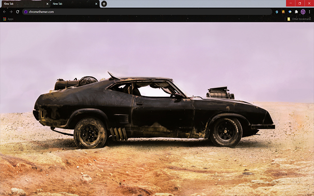 Mad Max's Interceptor - Daylight Google Chrome Theme - Theme For Chrome