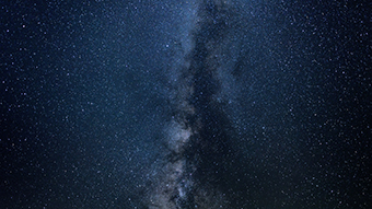 Milky Way Blue Google Meet Background