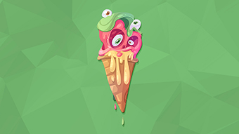 Monster Ice Cream Google Meet Background