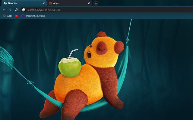 Panda Dreaming Google Chrome Theme - Theme For Chrome