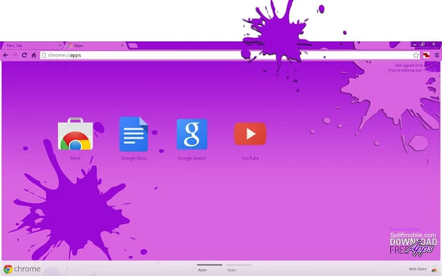 Purple Pink Google Chrome Theme