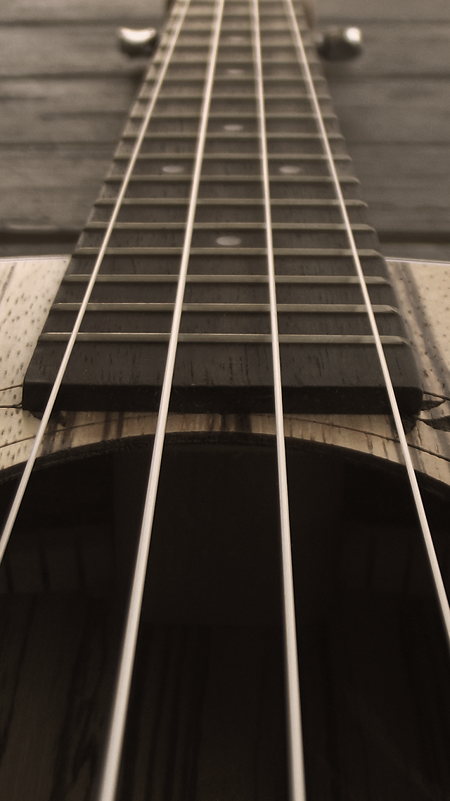 Bass Guitar iPhone X Wallpaper